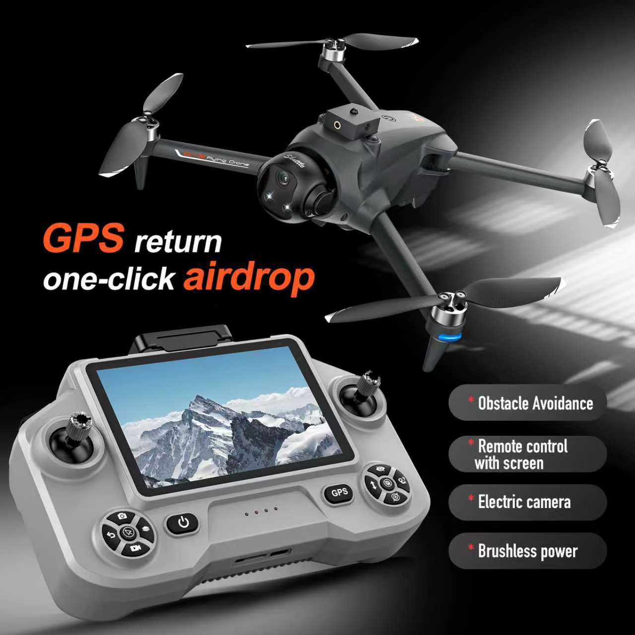 Dron Cuatricóptero FPV GPS YL0 - Jjrc Drone X12 reseña y precio